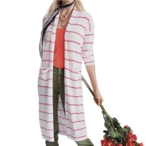 Cabi Women's Stroll striped Cardigan Size Medium